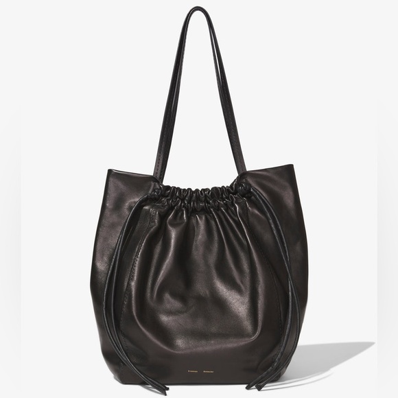 PROENZA SCHOULER calf leather drawstring tote bag with inner pouch - Picture 5 of 16